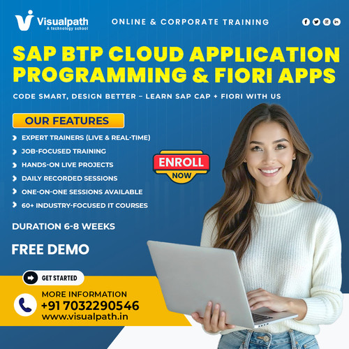 Visualpath delivers an expert-led SAP BTP CAP Online Training via our online platform. We provide specialized corporate training to support a global audience in building responsive applications. Our SAP BTP CAP Course Online covers all the essential design principles and architecture. You will also gain proficiency through our SAP BTP CAP Training in India. Transform your skills today. Call +91-7032290546.
Visit: https://www.visualpath.in/sap-btp-cap-fiori-training.html
