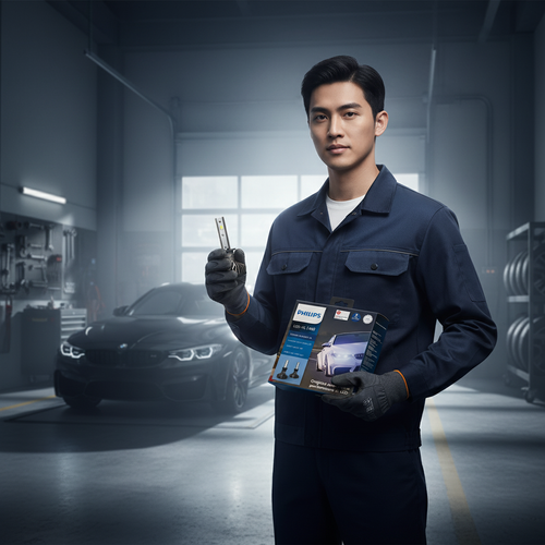 Bo 2 bong den pha Philips Ultinon Pro9000 LED H1 11258 U90CW X2 18W 13 (1).png