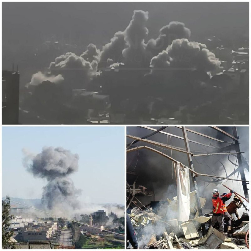 طيران الاحتلال يشن غارات على بلدات ومناطق في جنوب لبنان: النبطية، جبشيت، الطيبة، حاروف، وكفر فيلا....