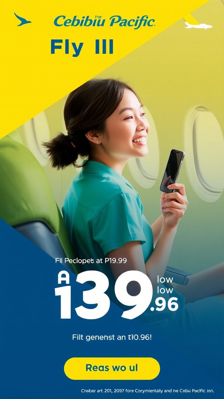 Cebu Pacific at 30 Fly as low as P19.96