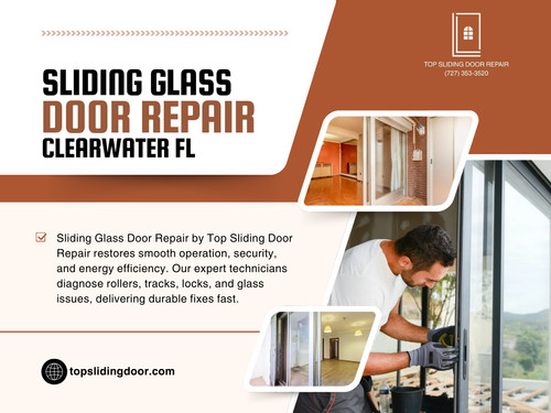 Professionals who perform Sliding glass door repair Clearwater FL often recommend addressing unusual noises early because small repairs are usually far easier—and cheaper—than major replacements later.

Official Website: https://topslidingdoor.com/locations/clearwater-fl

Top Sliding Door
Address: 400 N Rome Ave, Tampa, FL 33606
Phone: (813) 709-7475

Read Our Blogs:

https://topslidingdoor.wordpress.com
https://topslidingdoortampa.tumblr.com
https://topslidingdoor.wixsite.com/patiodoorrepairtampa/

More Links:

https://www.apsense.com/user/topslidingdoor
https://gravatar.com/topslidingdoor
https://vimeo.com/topslidingdoor