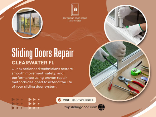 Technicians performing Sliding doors repair Clearwater FL typically use special lubricants designed specifically for sliding door systems. These products reduce friction while keeping dust buildup to a minimum.

Official Website: https://topslidingdoor.com/locations/clearwater-fl

Top Sliding Door
Address: 400 N Rome Ave, Tampa, FL 33606
Phone: (813) 709-7475

Read Our Blogs:

https://topslidingdoor.wordpress.com
https://topslidingdoortampa.tumblr.com
https://topslidingdoor.wixsite.com/patiodoorrepairtampa/

More Links:

https://www.apsense.com/user/topslidingdoor
https://gravatar.com/topslidingdoor
https://vimeo.com/topslidingdoor