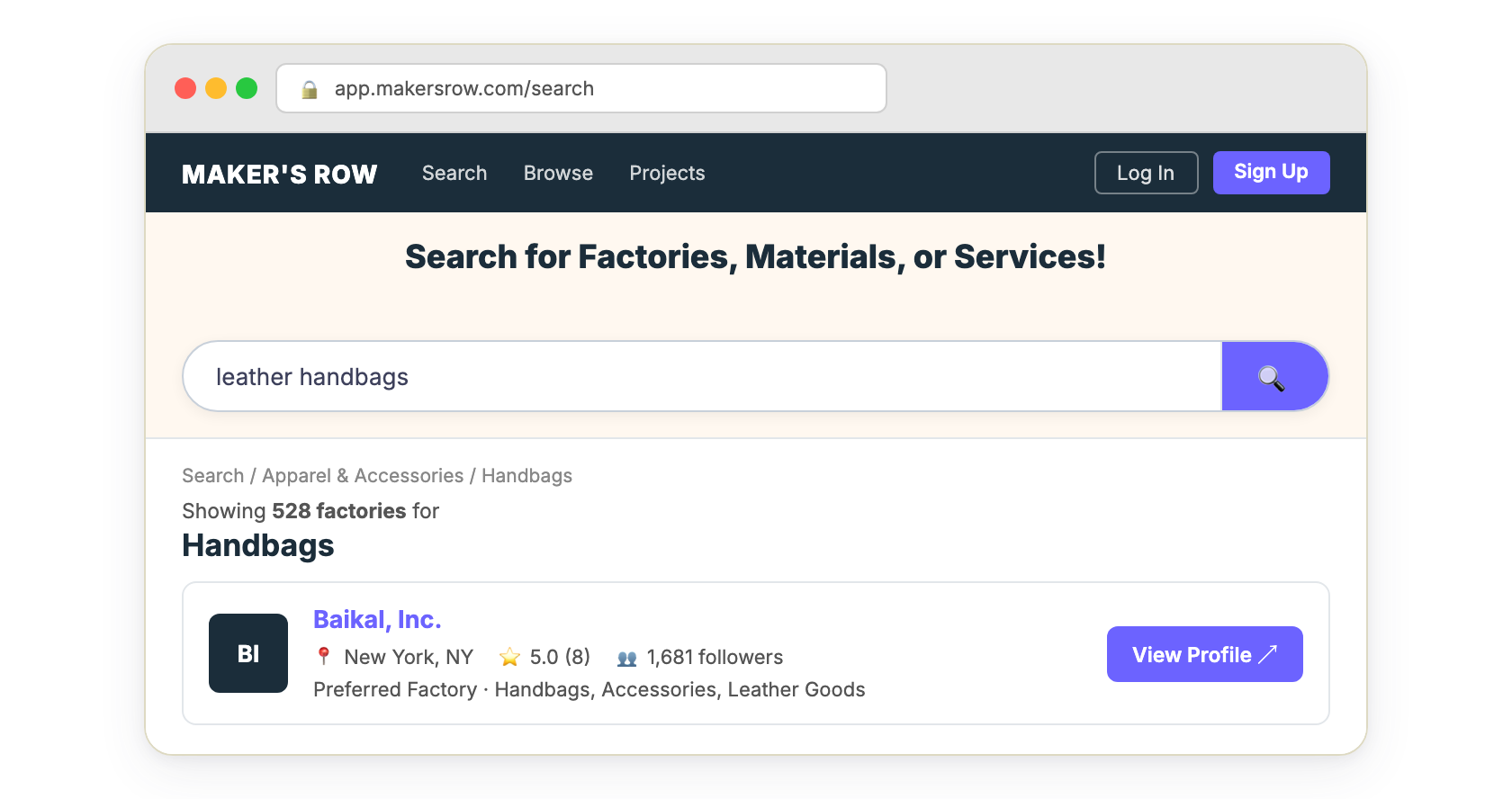 MakersRow — what this Actor scrapes