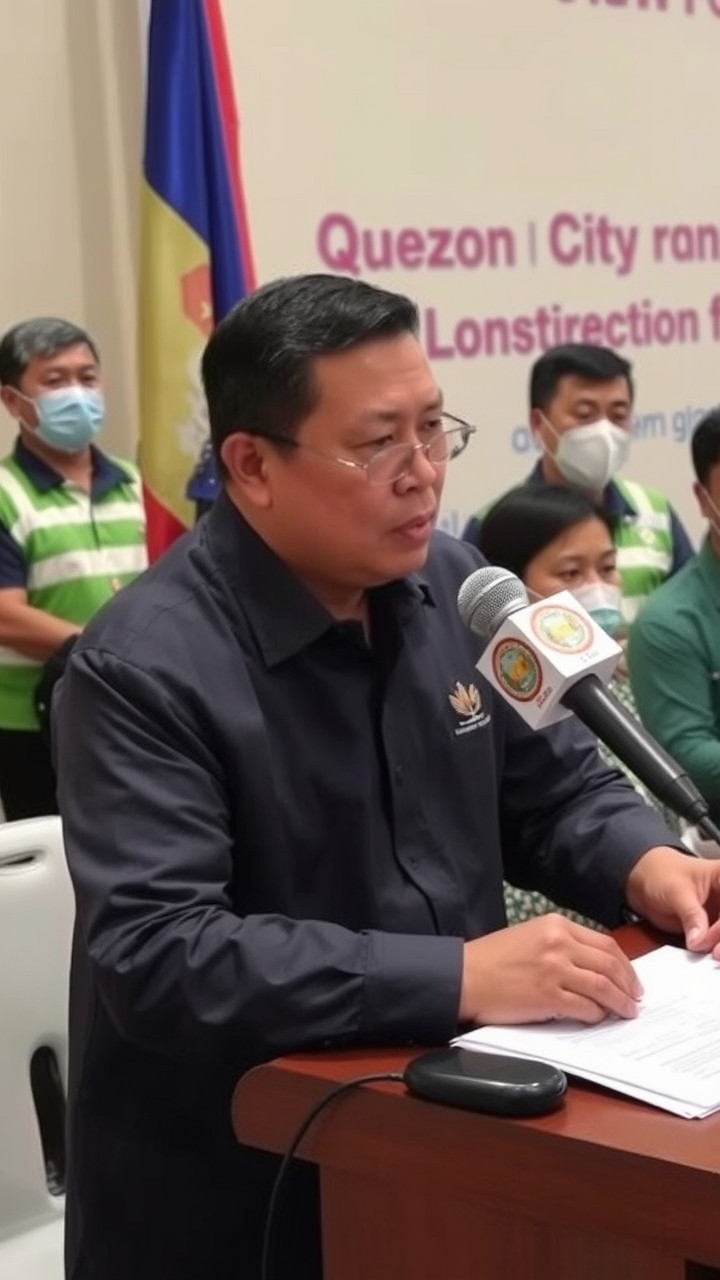 Quezon City Mayor Belmonte announces construction of new homes for 2K fire victims