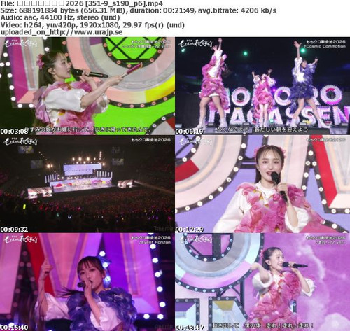 ももいろクローバーZ – 第9回 ももいろ歌合戦 (ABEMA 2025.12.31)