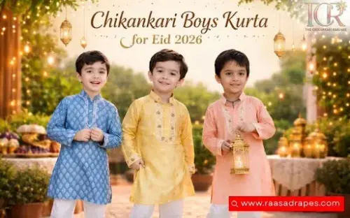 Chikankari Boys Kurta for Eid in Classic Ethnic and Festive Look.webp