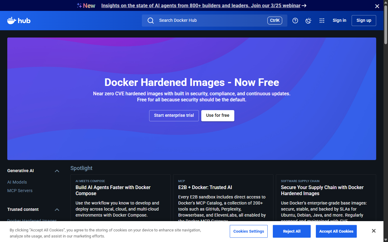 Docker Hub 이미지 레지스트리
