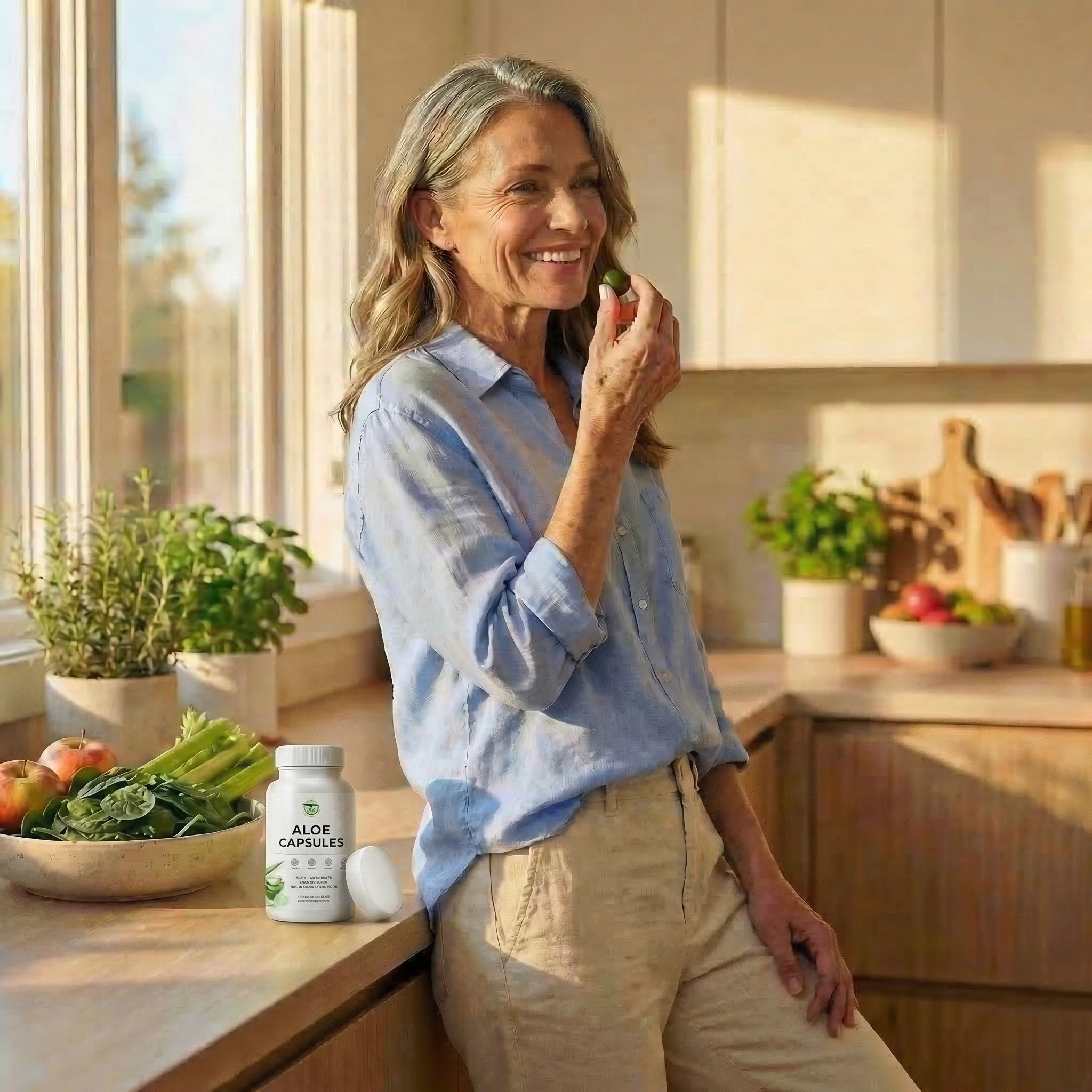 Woman experiencing gut discomfort