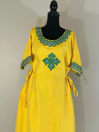 Yellow Green Cross Tilet Habesha Kemis 1.jpg