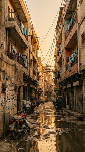 A narrow congested street in lyari karachi at gold 67bd47b9ca.jpg