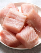 White Marlin/Sailfish(ഓലമീൻ) Curry Cut ,3kg ,Net Weight 