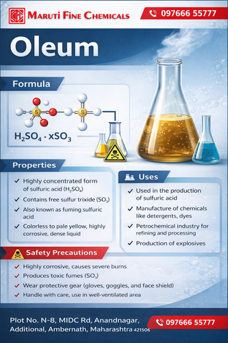 What makes Oleum 23% suitable for chemical reactions?.png