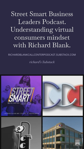 Street Smart Business Leaders Podcast. Understanding virtual consumers mindset with Richard Blank. (.jpg