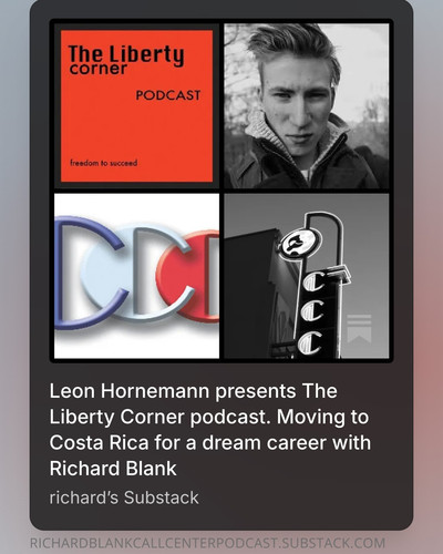 Leon Hornemann presents The Liberty Corner podcast. Moving to Costa Rica for a dream career with Ric.jpg