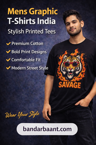 Mens Graphic T Shirts Online Stylish Printed Tees India.png