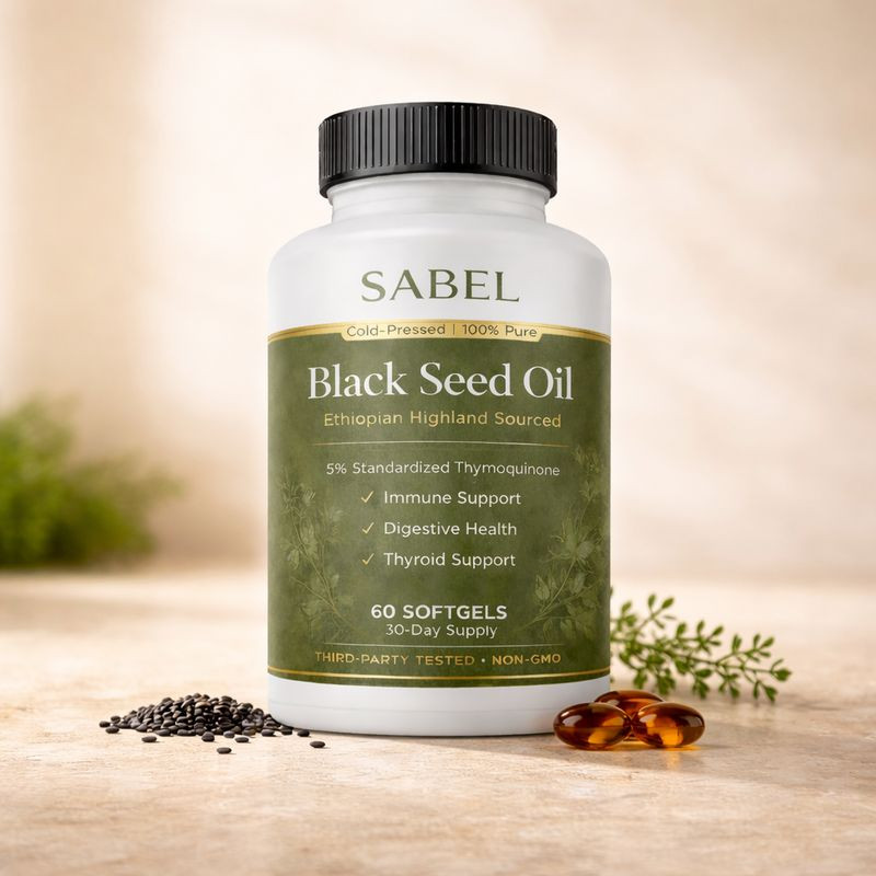 Sabel Life Ethiopian Black Seed Oil bottle