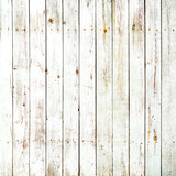 Vintage white painted wooden wall plank background