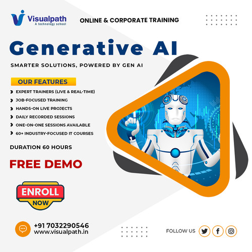 Visualpath hosts a comprehensive Generative AI Training tailored for a global audience. We feature expert trainers who bring real-world insights to our online classroom. You will find immense value in our Generative AI Courses Online. We also provide Gen AI Online Training for those looking to master prompt engineering and LLMs. Start building the future of artificial intelligence. Call +91-7032290546.
WhatsApp: https://wa.me/c/917032290546
Visit: https://www.visualpath.in/generative-ai-course-online-training.html
Visit our Blog: https://visualpathblogs.com/category/generative-ai-genai/