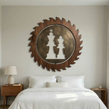 Chess Saw Above Bed