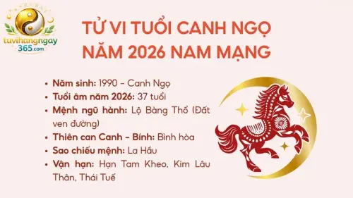 Tử Vi Tuổi Ngọ Năm 2026 – Hỏa Khí Đương Vận, Thịnh Suy Tại Tâm.webp