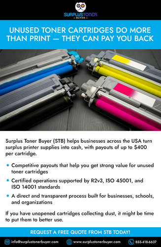 Unused Toner Cartridges Do More Than Print They Can Pay You Back Surplus Toner Buyer.jpg