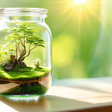 Stunning 4K Life Terrarium Wallpaper