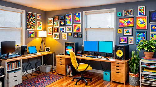 Pixel Art Workspace 4K Wallpaper for Creative Minds - Desktop Backgrounds.jpg