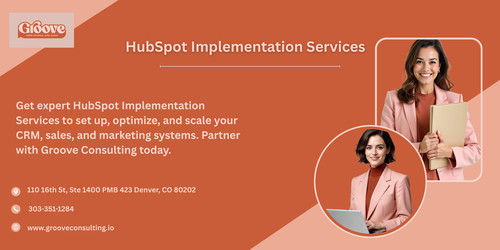 Get expert HubSpot Implementation Services to set up, optimize, and scale your CRM, sales, and marketing systems. Partner with Groove Consulting today.
Visit : https://grooveconsulting.io/