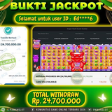 Selamat kepada Member PAMANSLOT Game Sugar Rush Super Scatter  : ED ****6