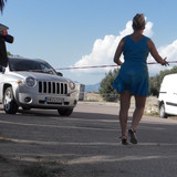 Lisa sans culotte en Corse 12