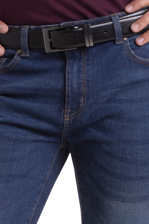 Mens Slim Fit Stretch Jeans skinny denim Pants.jpg