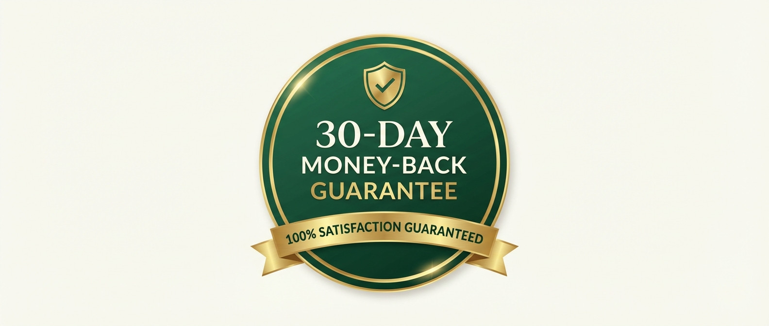 Money-back guarantee badge