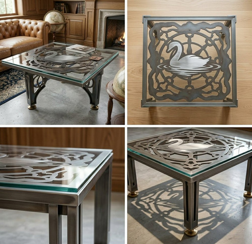 Square Metal Table Goose.jpg