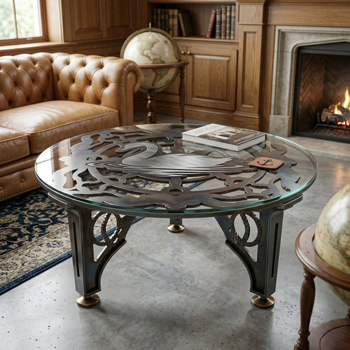 Square Metal Table Round GlassGoose.jpg