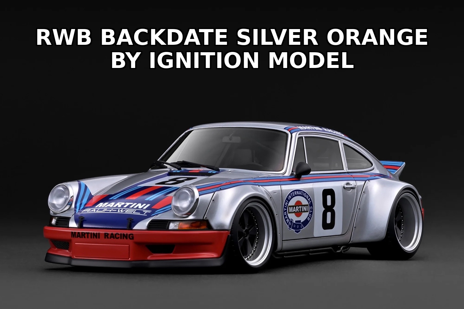 Ignition Model Presents a Silver and Orange RWB Backdate in 1:18 Scale