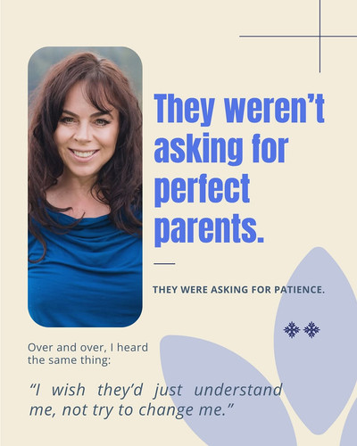 Parenting Teens and Tweens- Why Patience Matters More Than Perfection | Dr. Suzanne Simpson.jpg