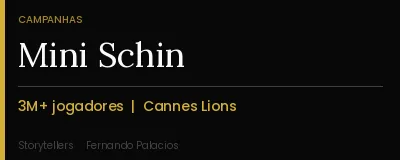 Mini Schin — Entretenimento Estratégico, 3M+ jogadores