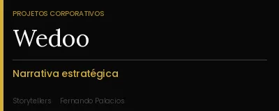 Wedoo A Enzima I — 549 páginas de universo narrativo