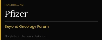 Pfizer — Comunicação técnica narrativa