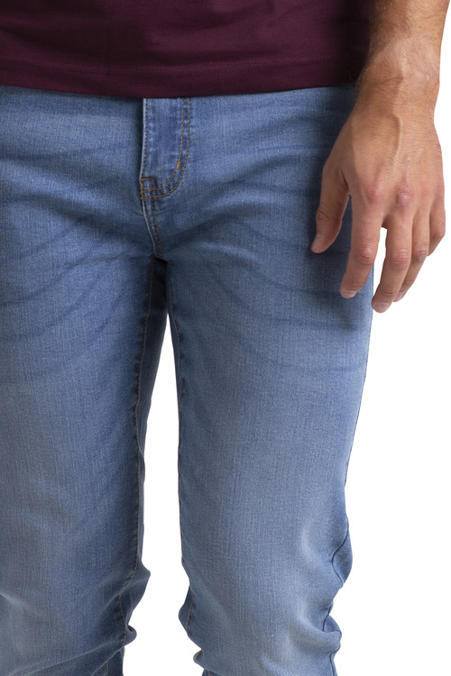 Mens Slim Fit Stretch Jeans skinny denim Pants.jpg