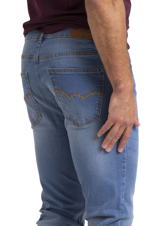 Mens Slim Fit Stretch Jeans skinny denim Pants.jpg