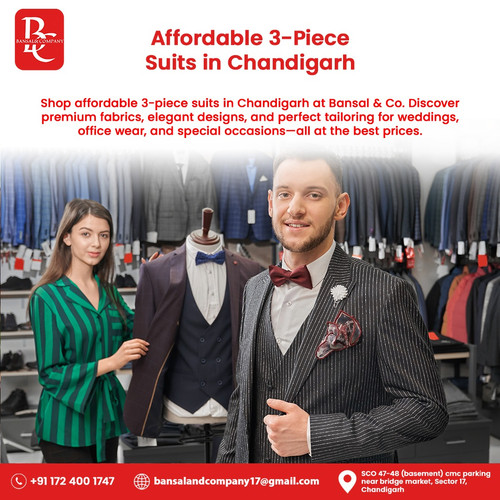 Affordable 3-Piece Suits in Chandigarh | Bansal & Co.jpg
