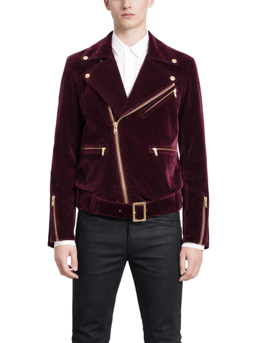 Men's Velvet Biker Jacket 4.png