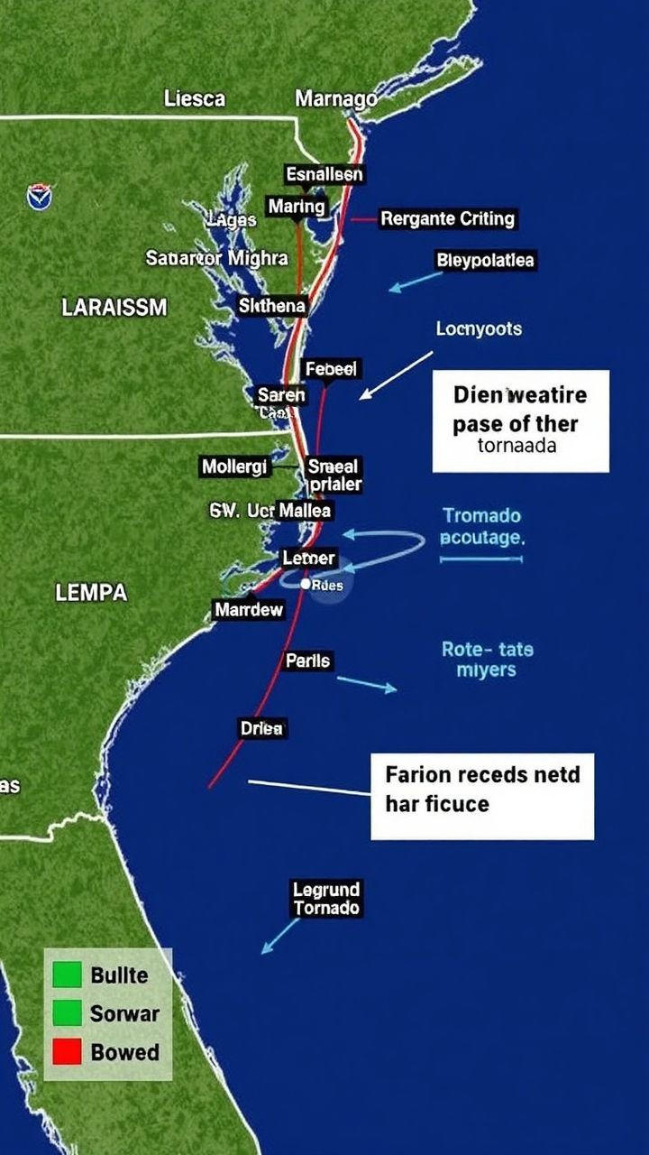 Storm system sweeps across Southeast triggering tornado watches, damaging winds