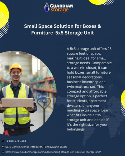 Small Space Solution for Boxes & Furniture 5x5 Storage Unit.jpg