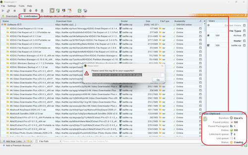 DECRYPTER katfile.vip Parce Clipboard Stoped 500.1