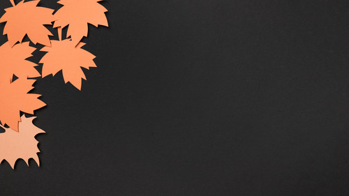 flat lay paper autumn leaves assortment with copy space.1