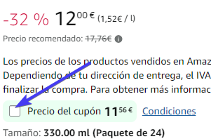 cupón amazon captura de ayuda