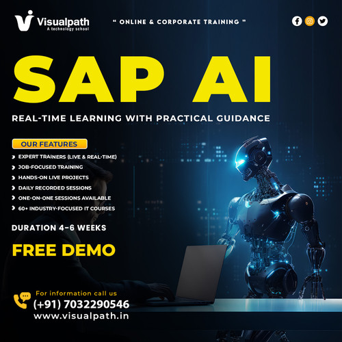 Visualpath delivers SAP AI Training in Bangalore designed for learners who want to move beyond traditional SAP roles into intelligent systems. The course explains automation strategies, AI-enhanced analytics, and workflow transformation inside SAP landscapes. Training is practical, structured, and aligned with real project expectations. We also provide corporate training. Call +91-7032290546.

WhatsApp: https://wa.me/c/917032290546
Visit:https://www.visualpath.in/sap-artificial-intelligence-training.html
Visit our Blog: https://visualpathblogs.com/sap-ai/
