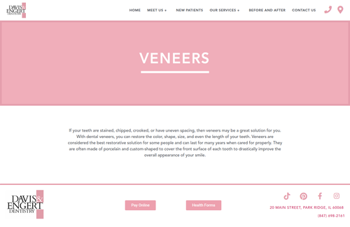 Cosmetic Dentist for Veneers